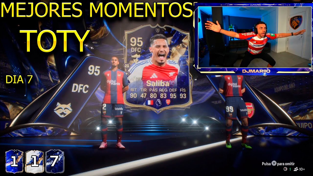 DjMaRiiO MEJORES MOMENTOS EN EL DIA 7 CON LOS TOTY EN EA SPORTS FC 25