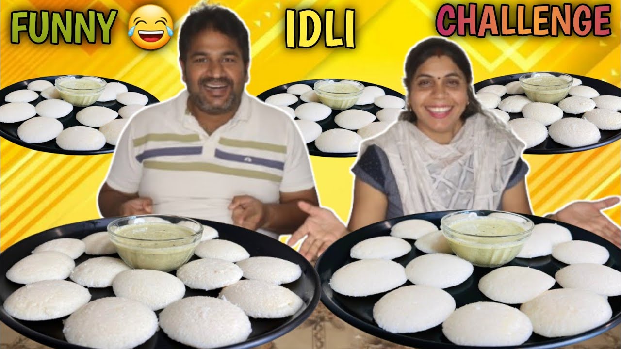 Funny 😂 30 Soft Idli Eating Challenge | South Indian Street Food Challenge 
