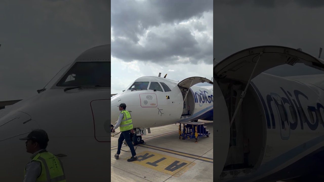Clashing flights Hubballi Airport #hubballi #dharwad #karnataka #16promax #iphoneshorts #aviation