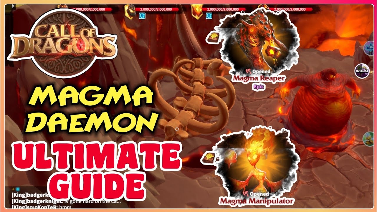 Call of dragons - magma daemons ultimate guide | tips and tricks