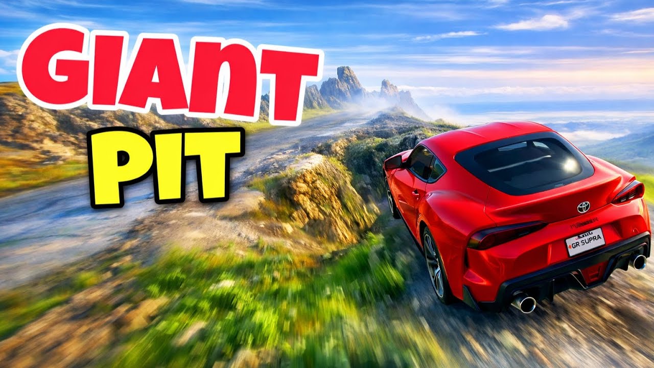 BeamNG.drive Cars vs Giant Pit! | Ultimate Jump Survival Test #2