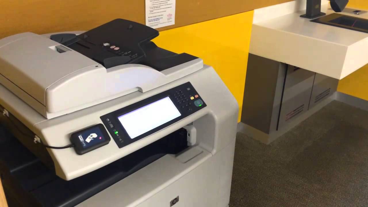 Printing from a University Printer
