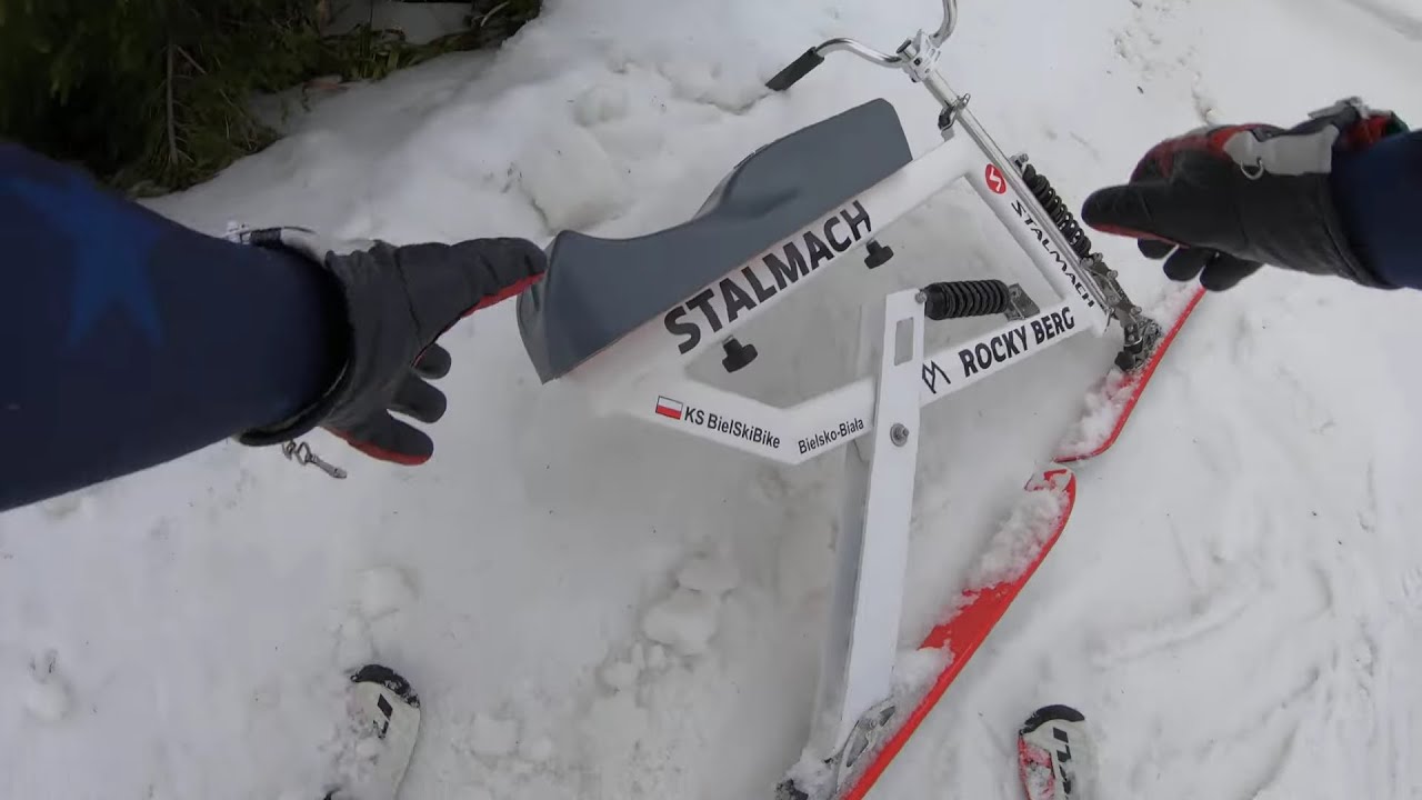 COS Szczyrk trasa 21 niebieska #skibob