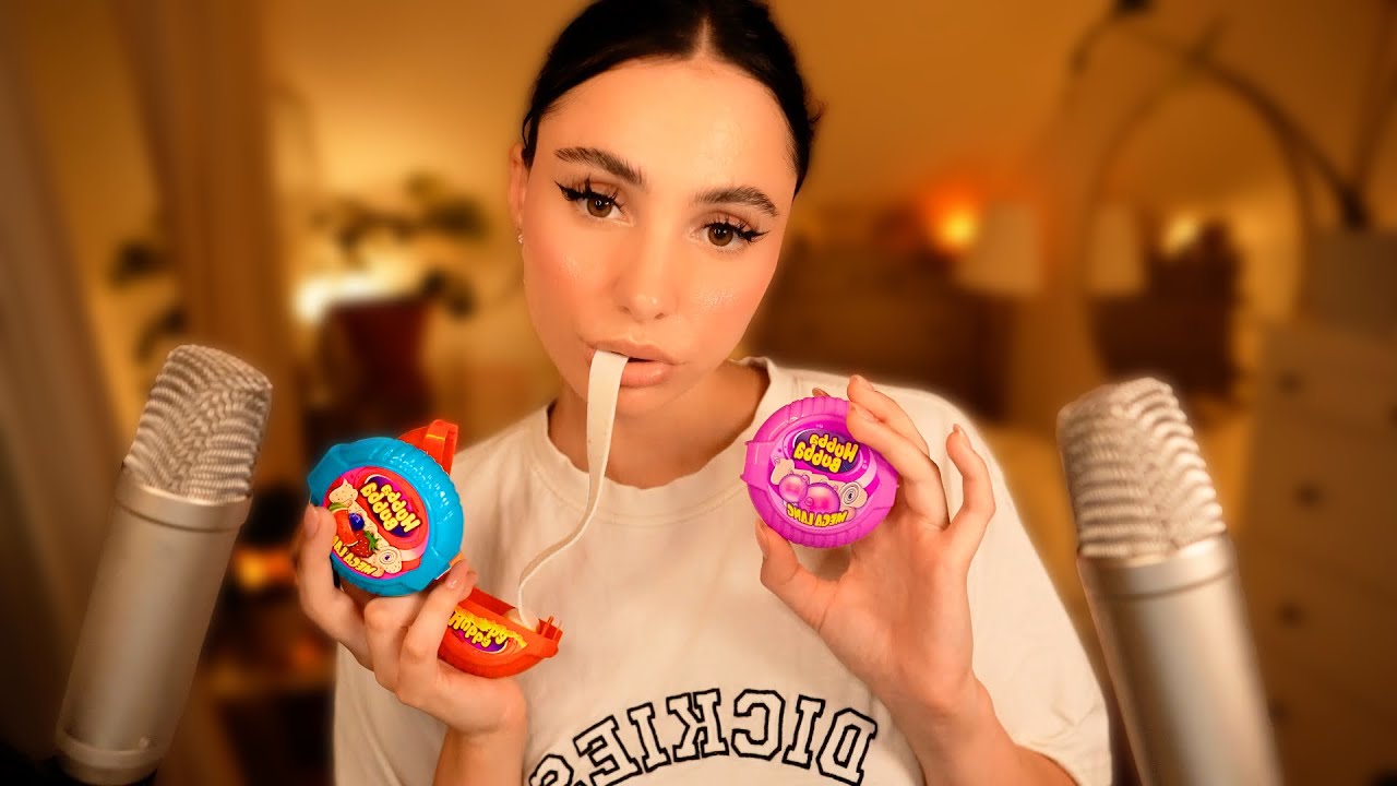 ASMR 3ч интенсивное жевание жвачки 🫧 Без разговоров 🤫