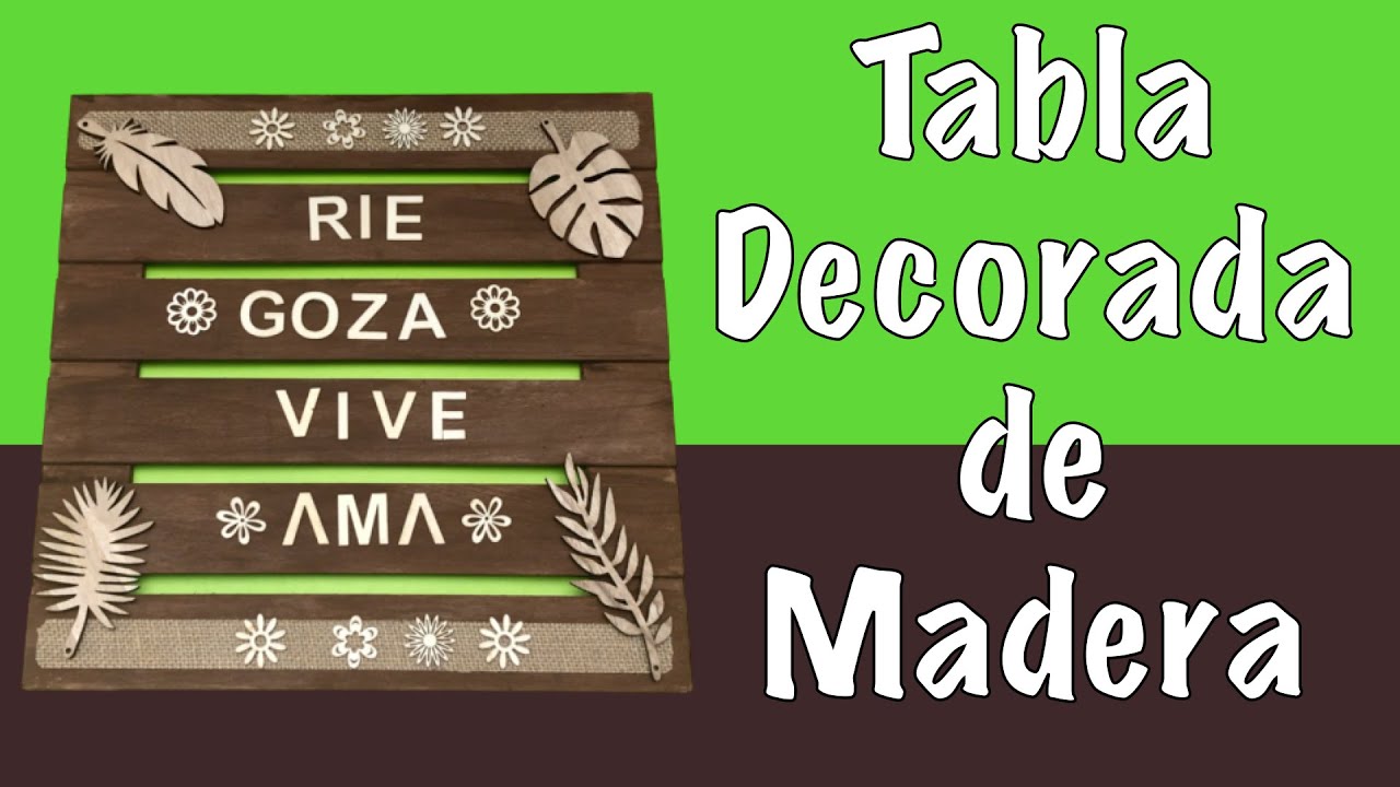 Como hacer un Cuadro Decorativo con Madera | DIY Wooden Canvas