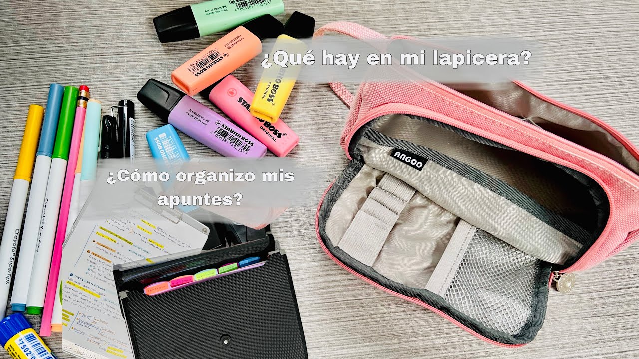 &iquest;Qu&eacute; hay en mi lapicera? Y organizaci&oacute;n de mis apuntes🗂