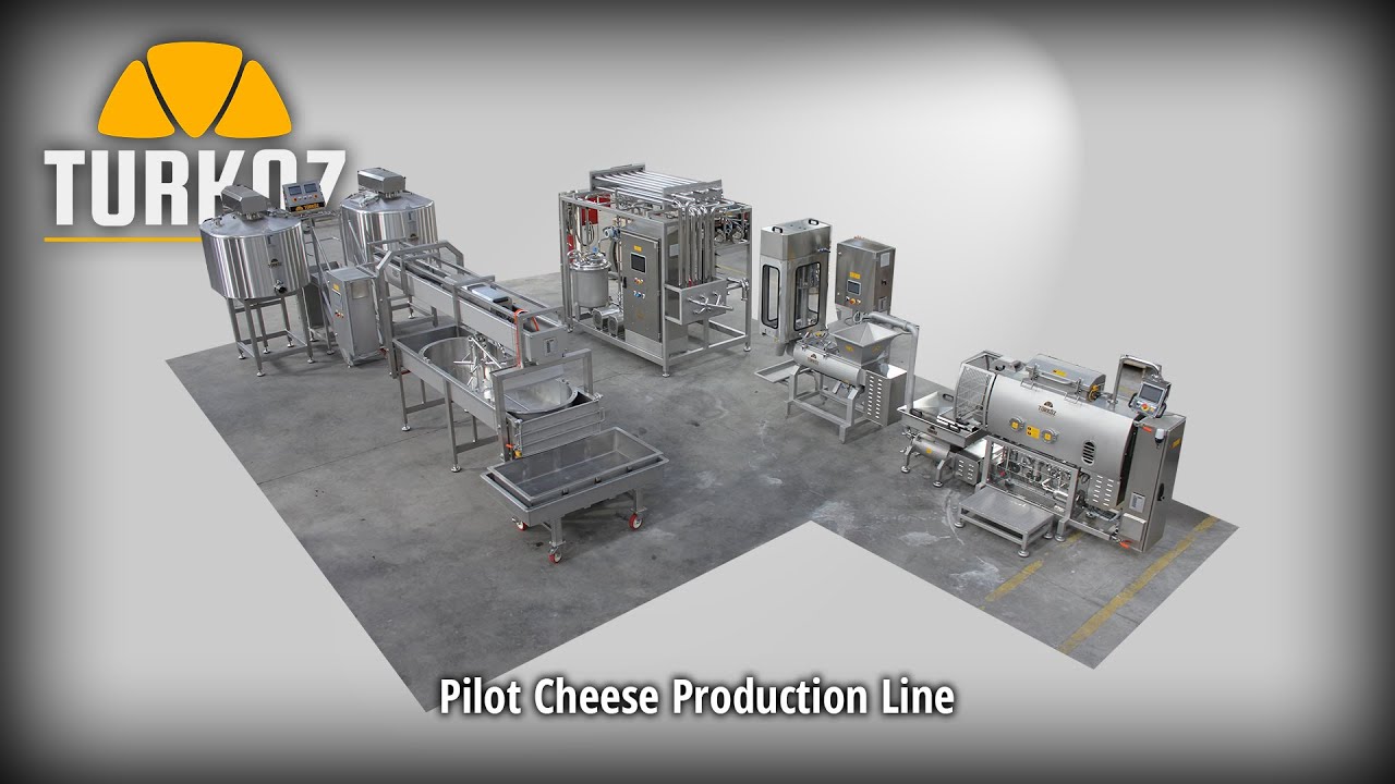 Pilot Cheese Production Line Overview - Machine Demonstration - Turkoz Machinery