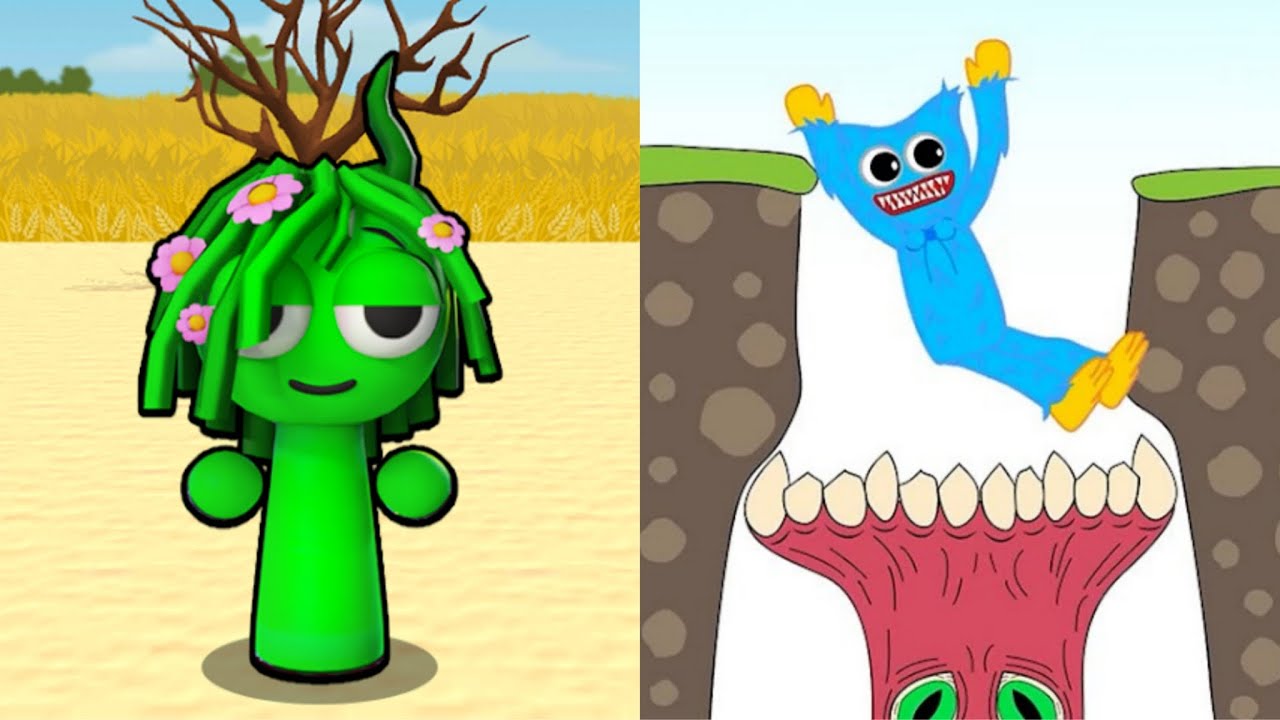 Spranky Survival vs Hugy's Funny Animated Story Max All Levels Android, iOS Gameplay