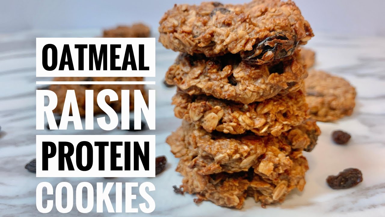 5 minutes Raisins Protein Cookies燕麥葡萄乾蛋白餅乾【Jessica&rsquo;s cooking kitchen】