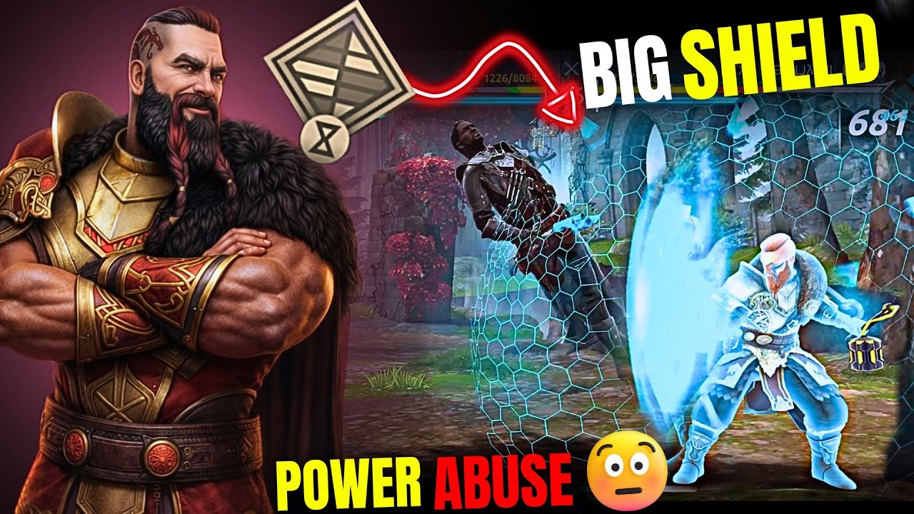 Why I ABUSE Bulwark’s BIG Shield 💀 | Shadow fight 4 arena 