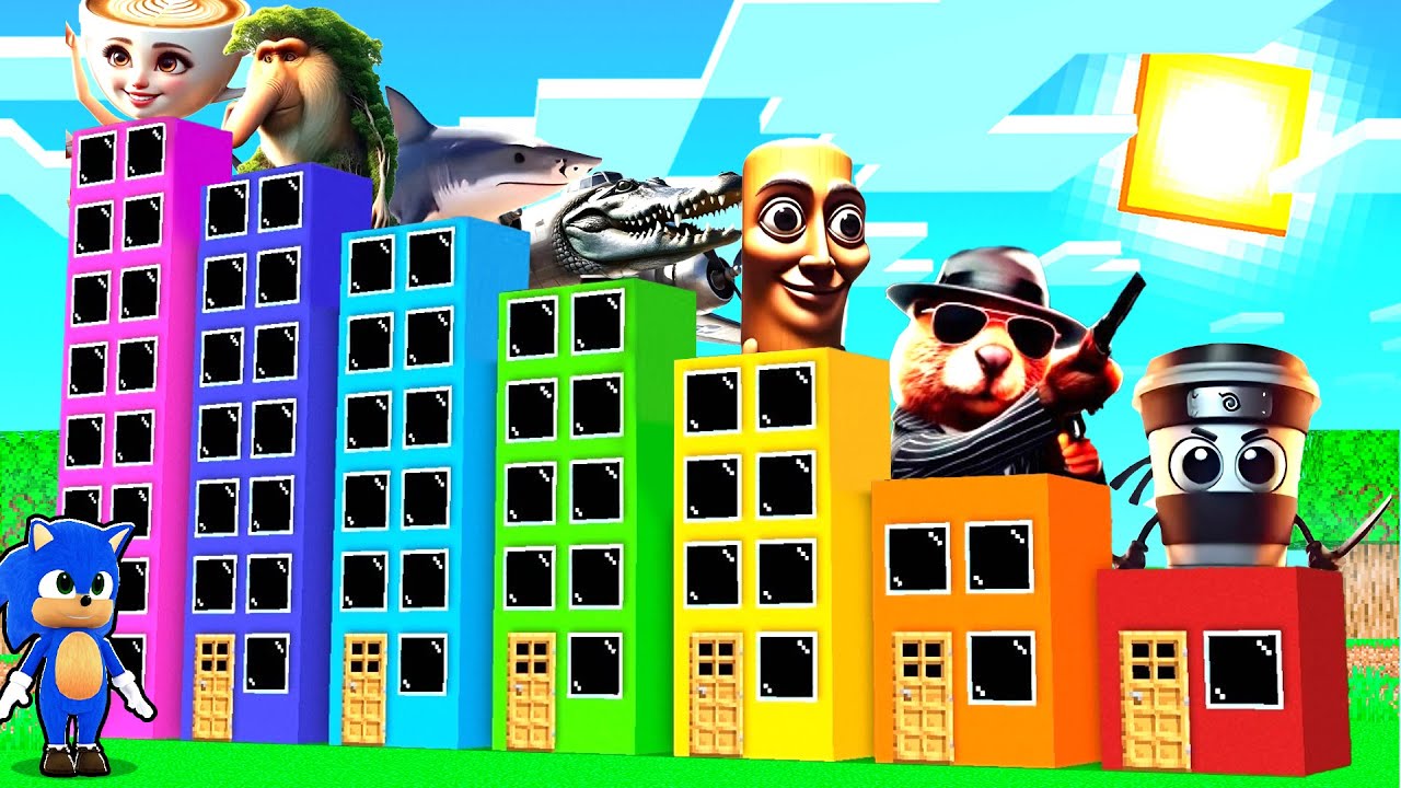 Hangi GİZLİ BRAINROT Binasını SEÇMELİYİM? 🧠😱 Minecraft