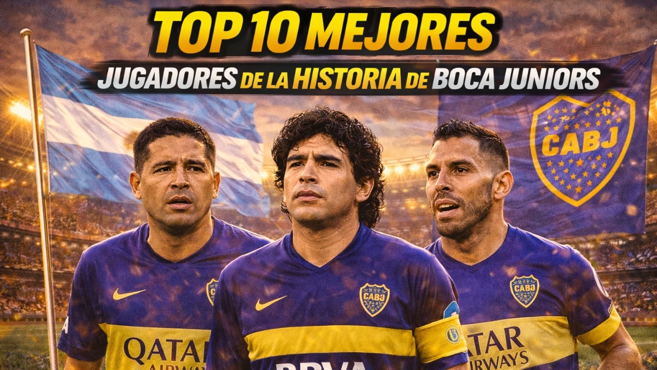 Top 10 Mejores Jugadores de la Historia de Boca Juniors