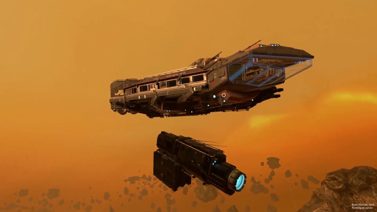HyperSpace : Pirates of Atira - Flying Hauler Drone