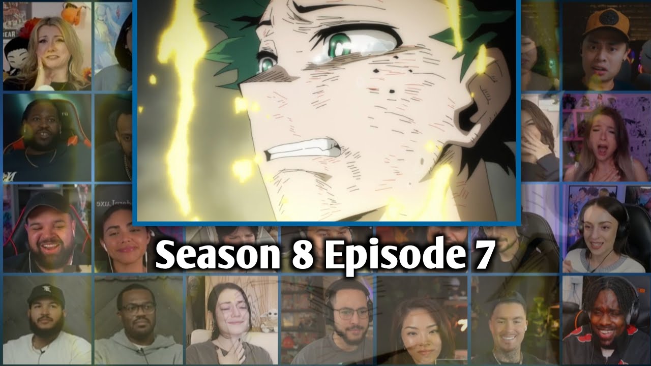 MY HERO ACADEMIA SEASON 8 - EPISODE 7 REACTION MASHUP - FROM AIZAWA
