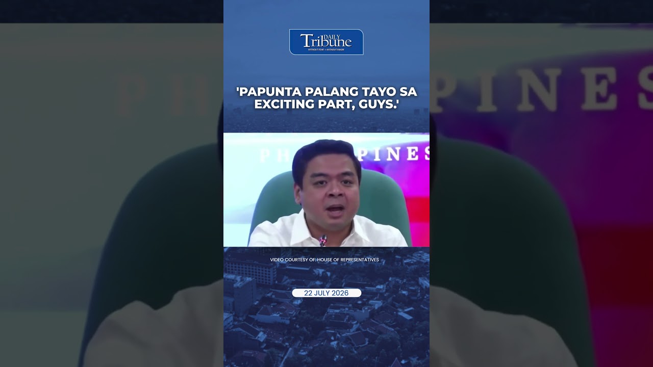 'Papunta palang tayo sa exciting part, guys.'#dailytribune #SaraImpeachment #TerryRidon