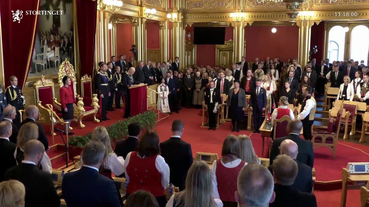 Åpning av det 169. ordinære storting | Storting 02.10.2024