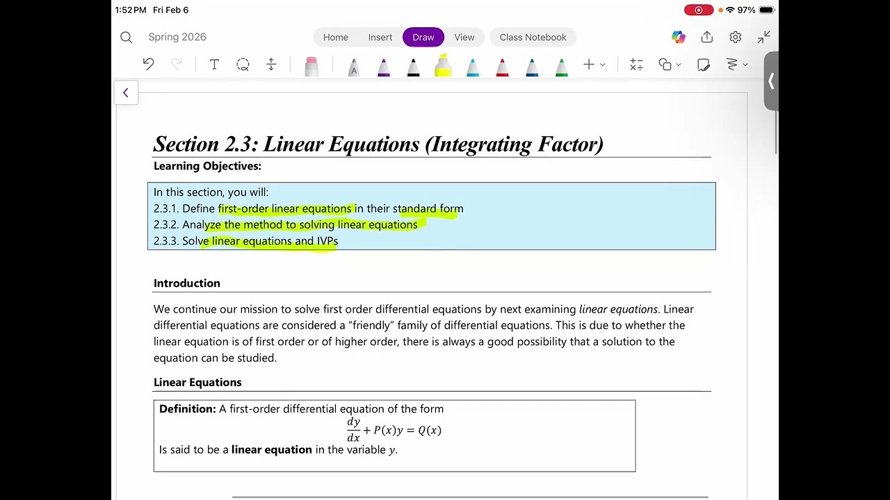 Math 240 Section 2.3 Part 1