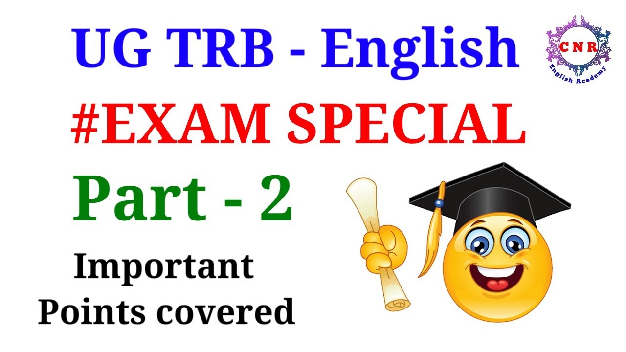 UG TRB English | EXAM SPECIAL | Part 2 | The Age of Shakespeare