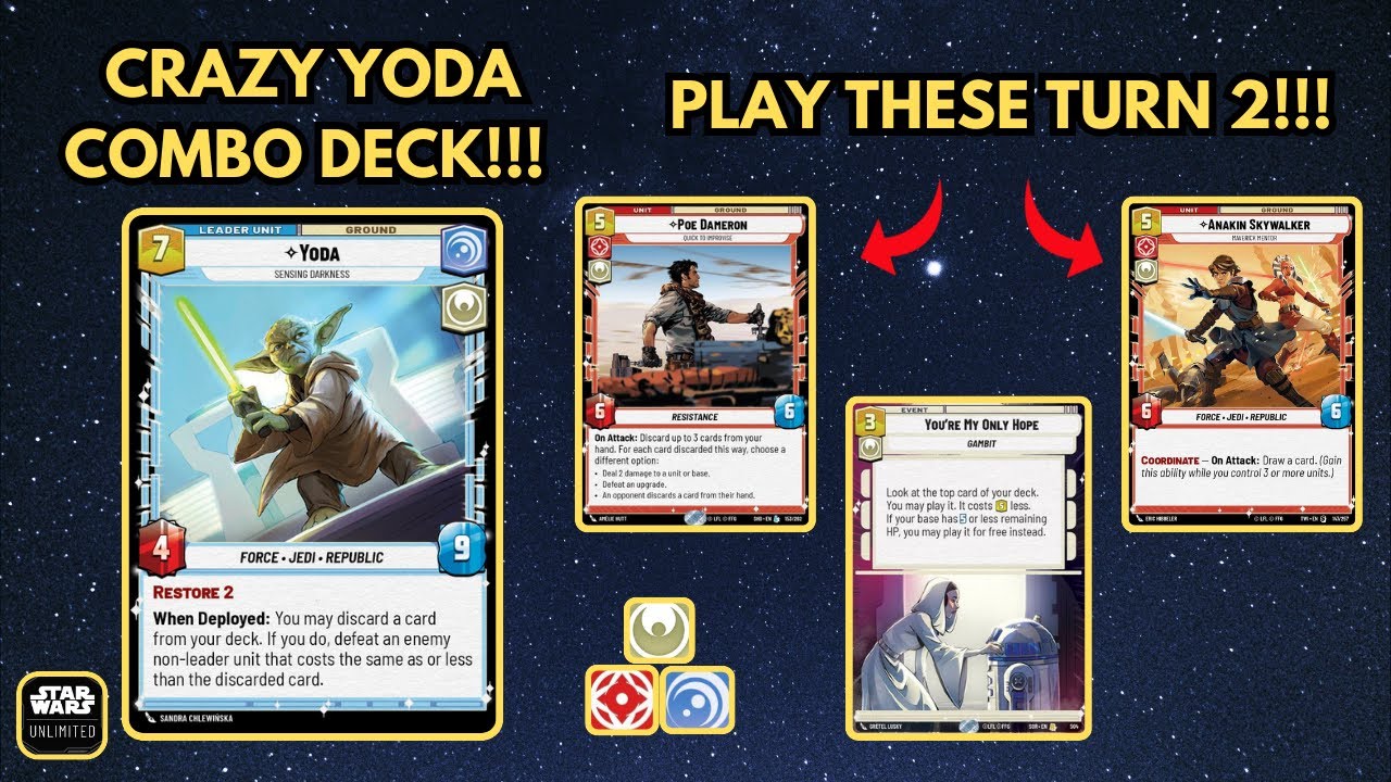 Yoda Deck - This combo is crazy! | Star Wars Unlimited