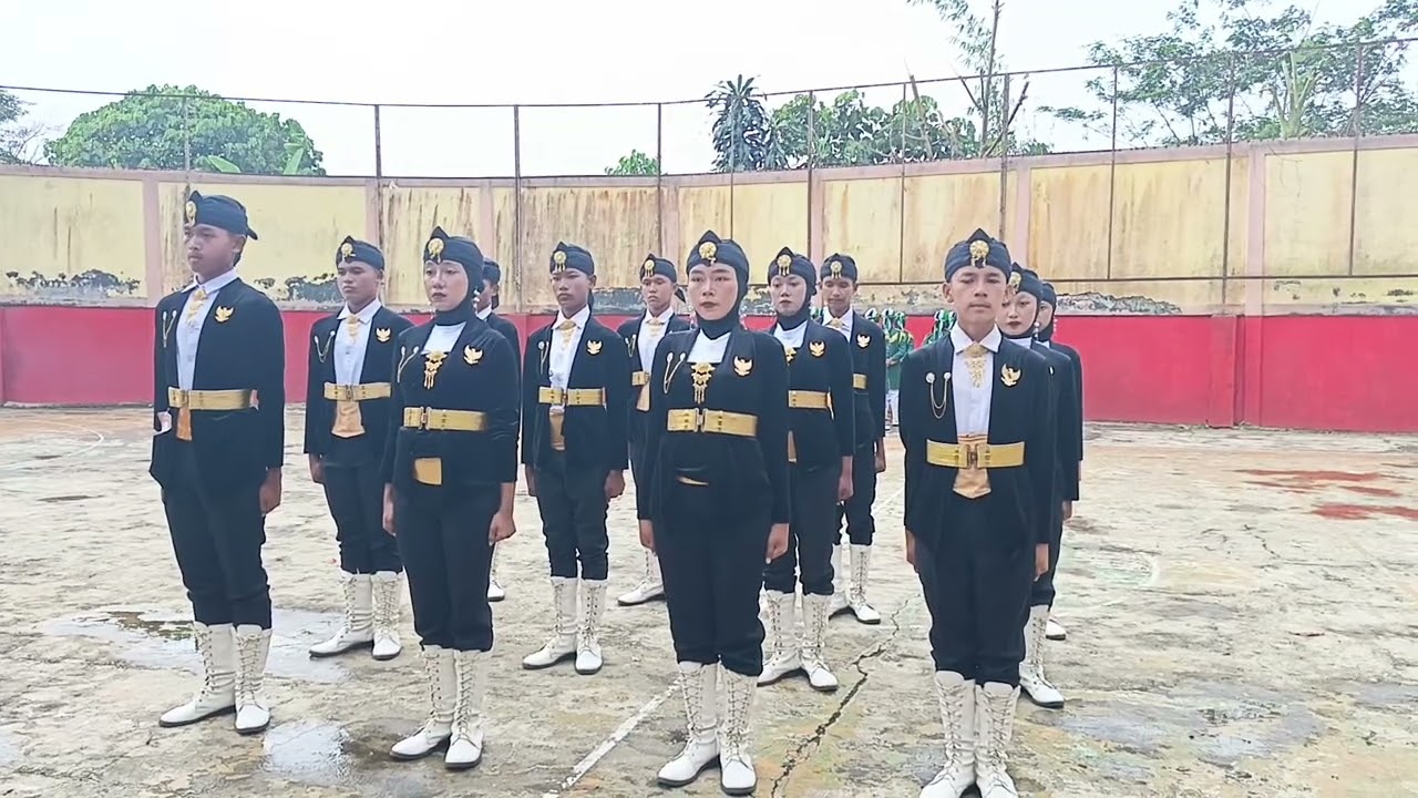 PENAMPILAN PASKIBRA SMPN 1 CIMANGGU (LKBB RADIASI CHAMPIONSHIP) PART 1