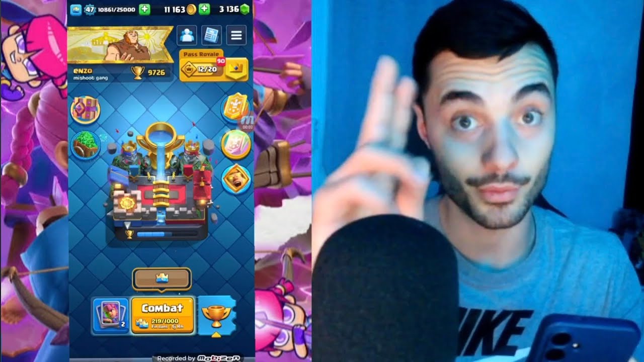 ASMR CLASH ROYALE (j'achète le pass royale) 