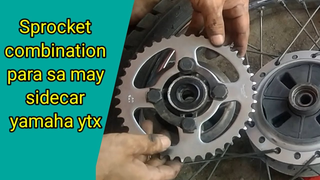 Magandang Sprocket combination para sa ytx na may sidecar