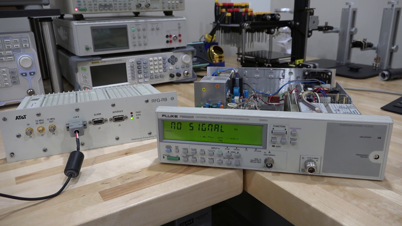 TSP #106 - Teardown & Repair of a Fluke PM6685R 4.5GHz Rubidium Frequency Counter