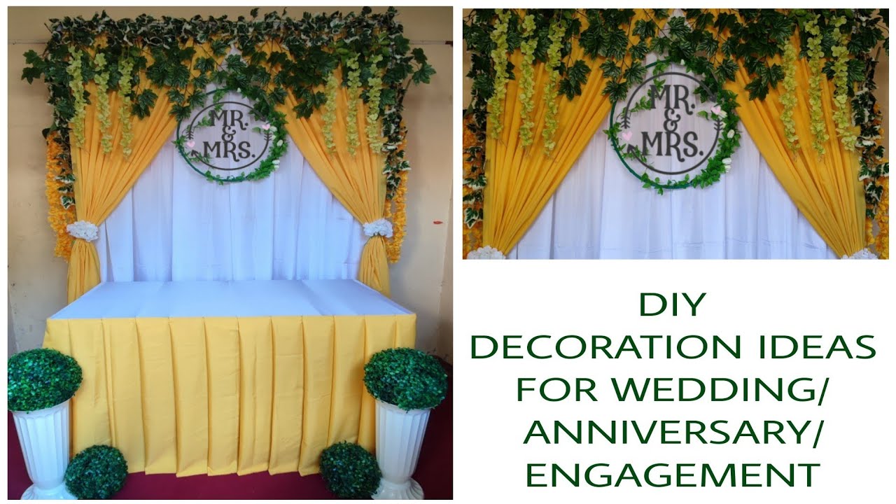 DIY WEDDING BACKDROP | ENGAGEMENT BACKDROP DECORATION IDEAS | STEP BY STEP TUTORIAL | Rex Montalbo