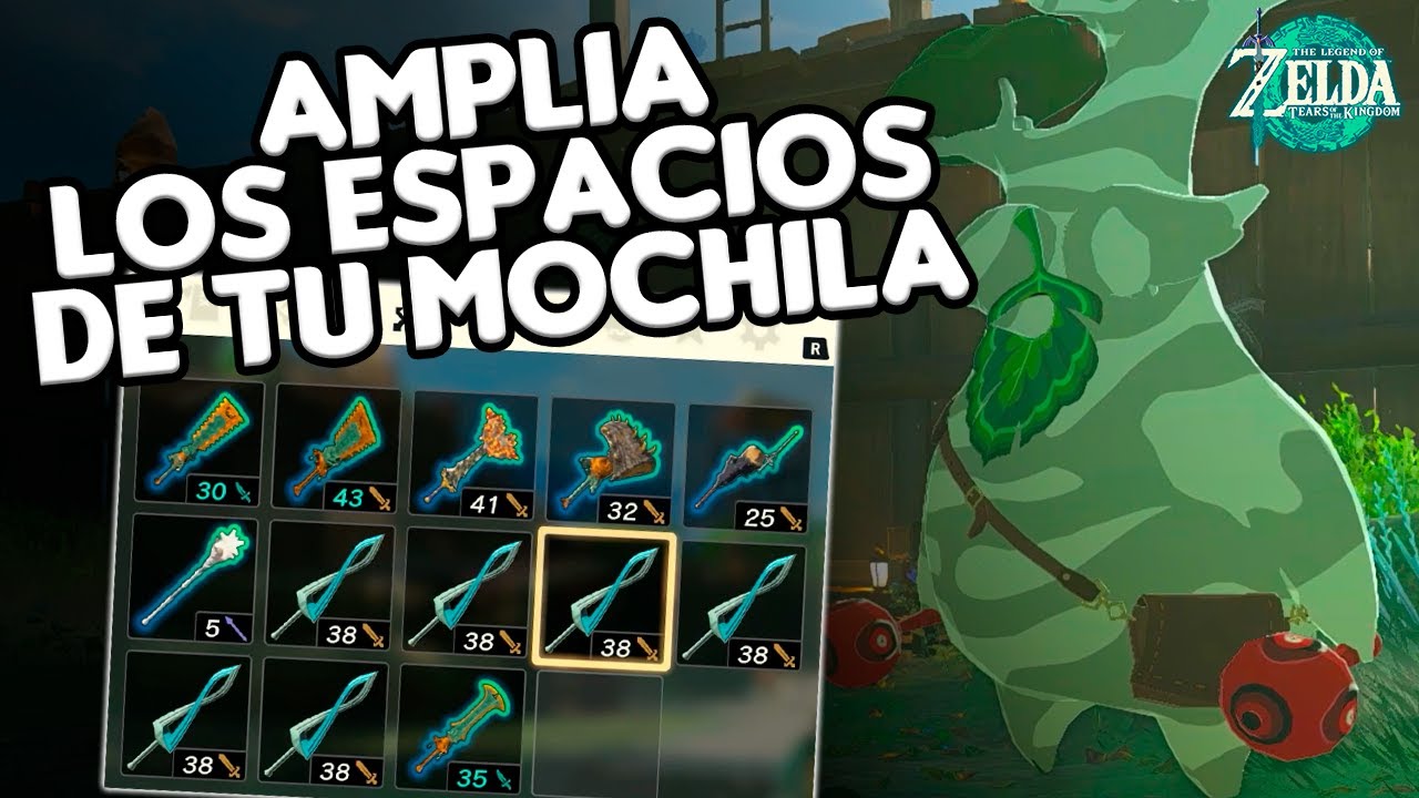 Ubicacion de Obab: Como ampliar tu mochila (Kologs) | Zelda: TotK
