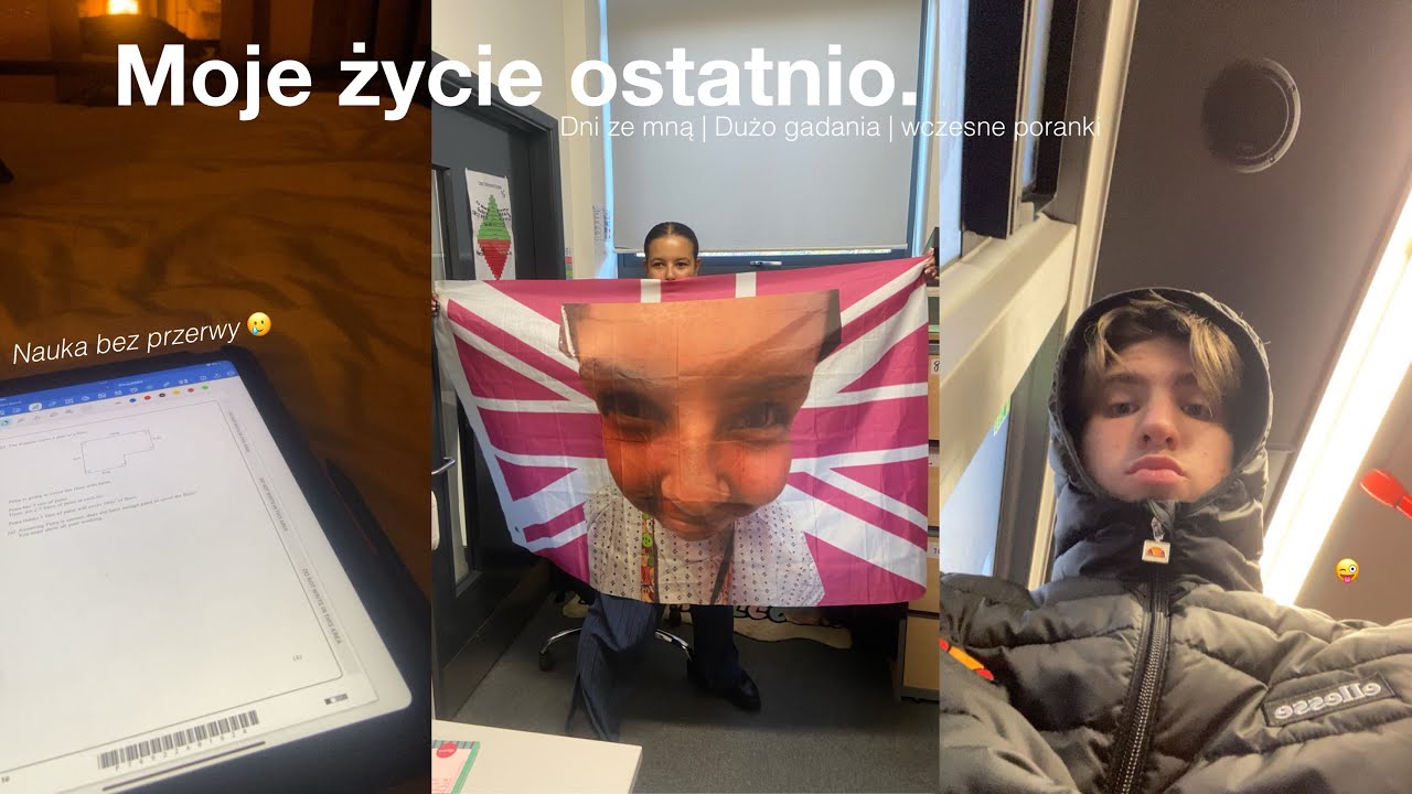 Moje życie ostatnio. | Dni ze mną, dużo gadania, wczesne poranki & dużo nauki! | Dawid Zozolek
