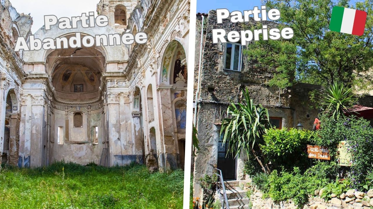 🇮🇹 Bussana Vecchia, le village abandonné/ fantôme devenu un village d’artistes