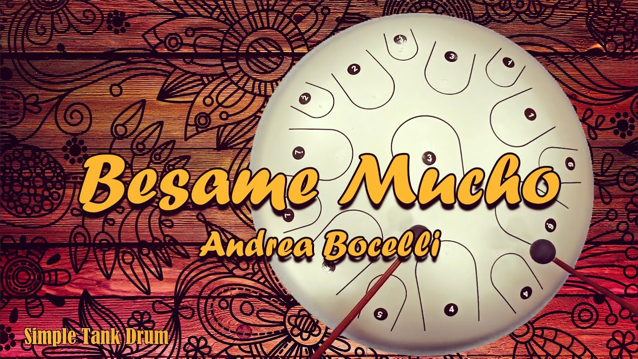 Besame Mucho (Andrea Bocelli)  - Steel Tongue Drum / Tank Drum Cover with Tabs