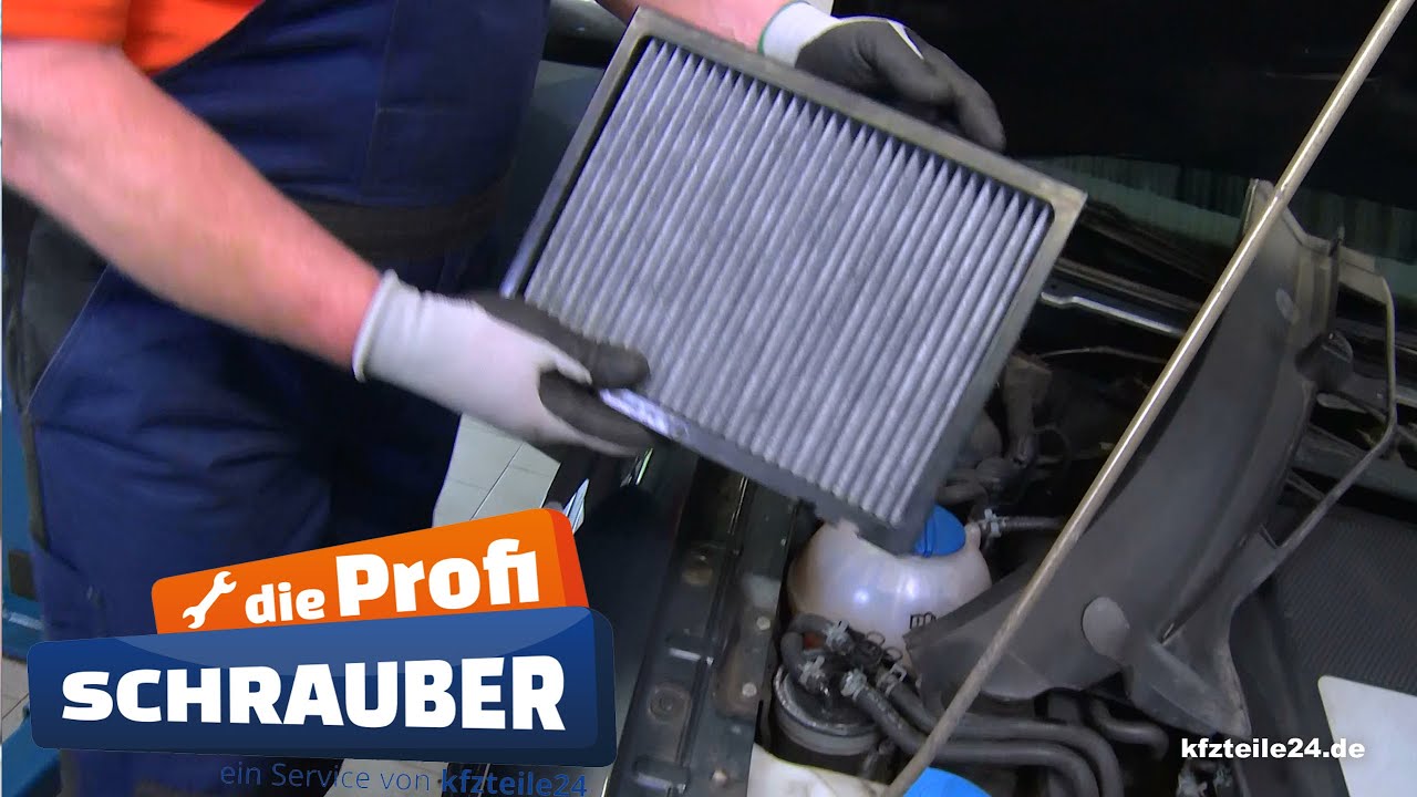 Innenraumfilter / Pollenfilter wechseln, erneuern - VW / Audi / Skoda