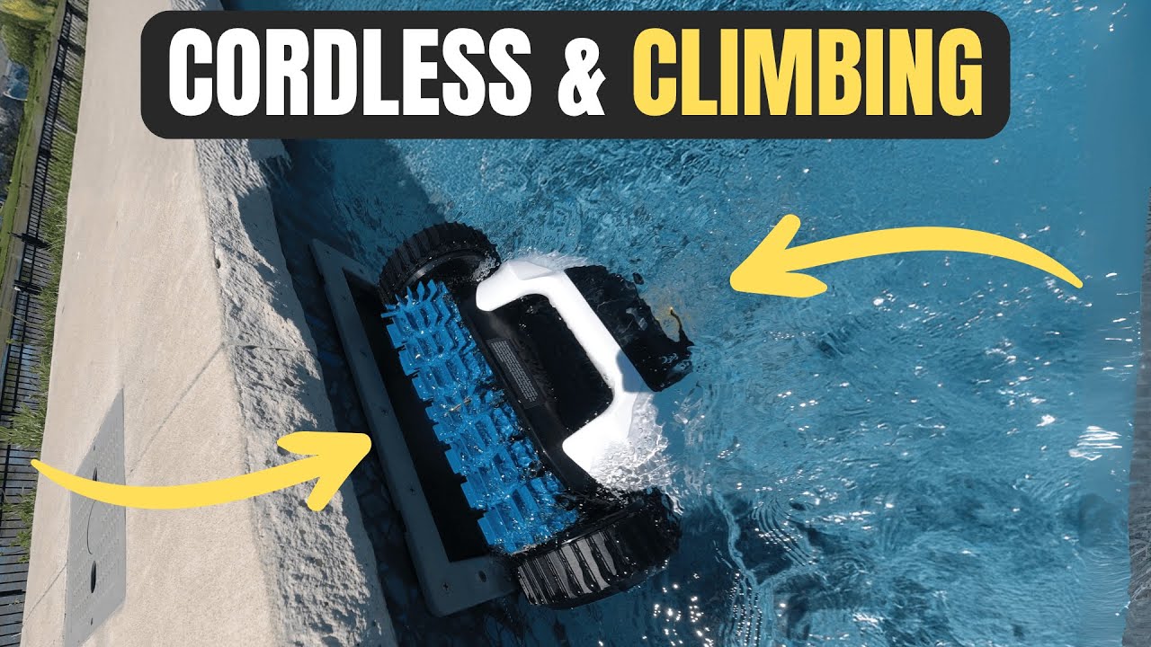 Meet the Cordless Pool Robot That Climbs Walls // Mammotion Spino E1