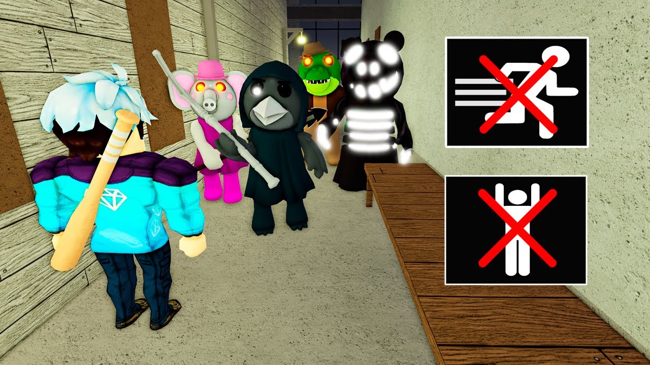 RETO: PASAR PIGGY SIN CORRER, SIN SALTAR Y EN MODO ENJAMBRE 😰