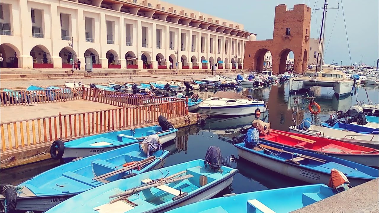 ALGÉRIE . Alger Le  port de