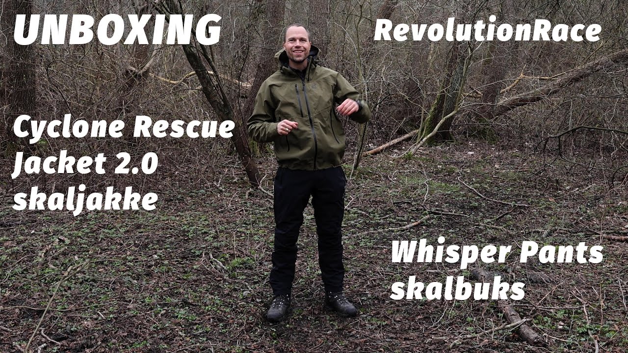 RevolutionRace,  Skalbukser Whisper Pants og skaljakke Cyclone Rescue Jacket 2.0 [Unboxing]