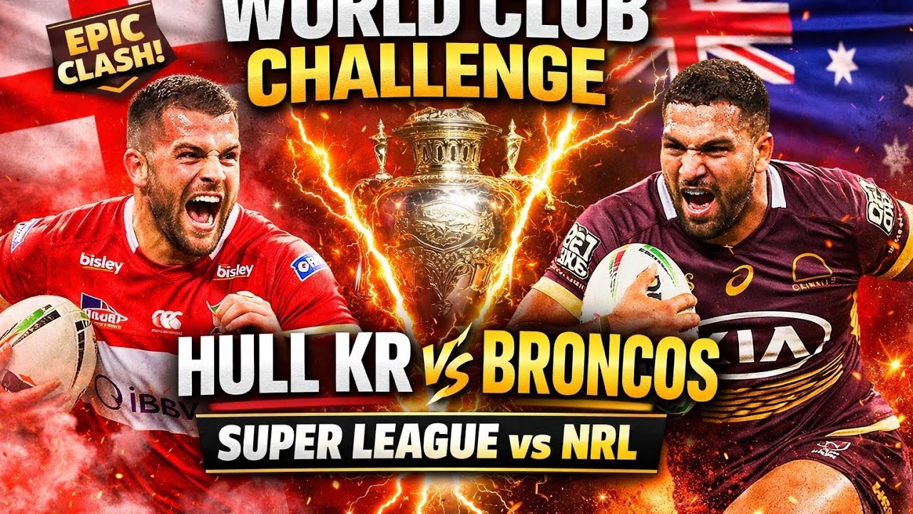 Hull KR vs Brisbane Broncos 🌍 World Club Challenge | RL26 Xbox Gameplay