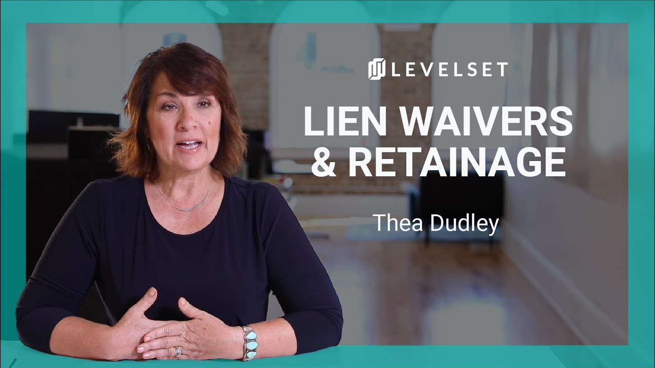 What are Lien Waivers and Retainage? | Thea Dudley | Credit Management Course