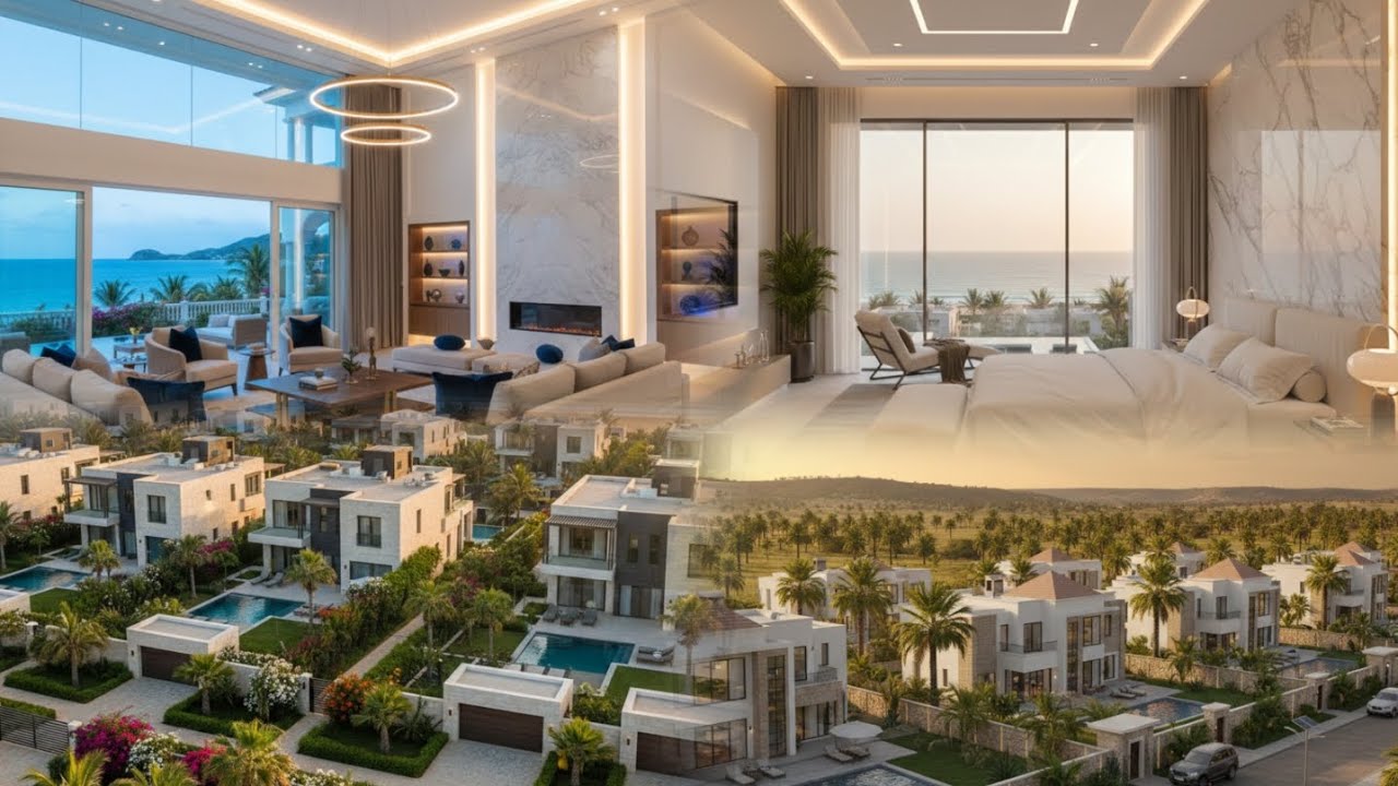 QUARTIER DES VILLAS LUXUEUSE EN AFRIQUE CONGO, NIGERIA, SÉNÉGAL, ANGOLA, GHANA CÔTE D'IVOIRE. ETC