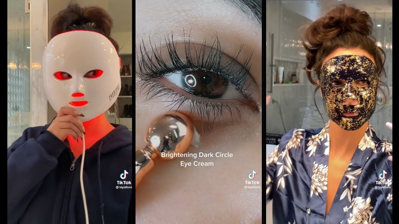 Skincare routine✨ [ASMR] Layal Assi | tiktok compilation
