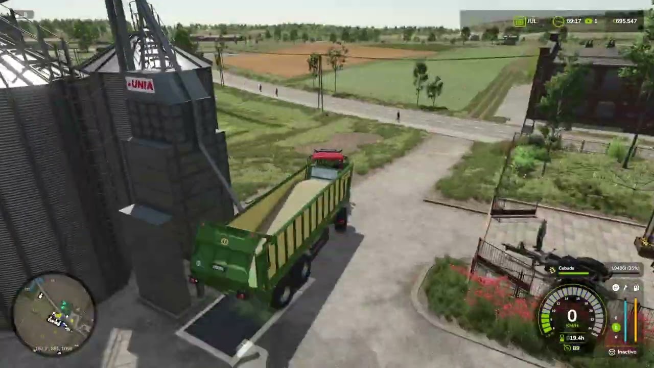 COSECHANDO en Farming Simulator 25 Zielonka [037.1]