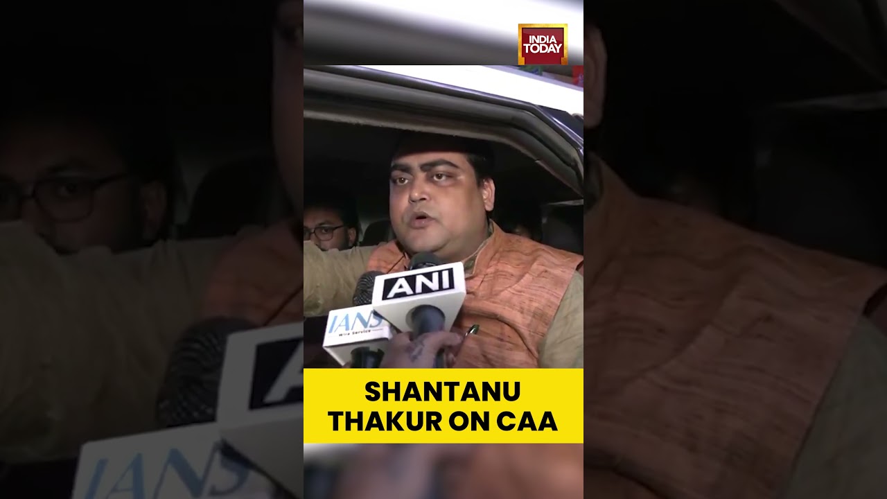Union Minister #ShantanuThakur Clarifies Difference Between #CAA and #SIR in #WestBengal | #shorts