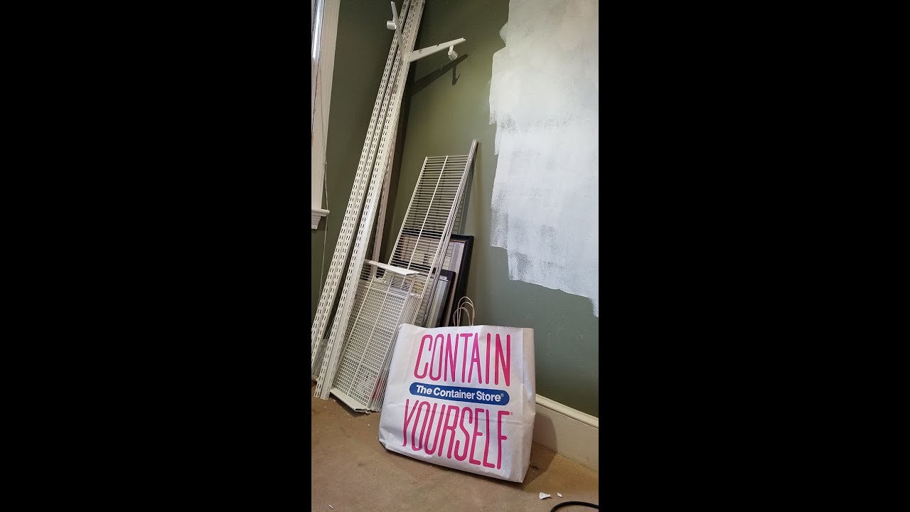 You Can Do This: Elfa Shelving System Installation from Container Store