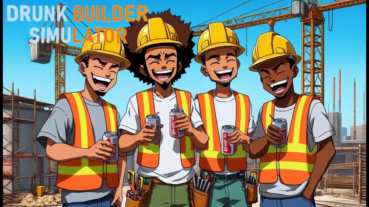 WE ONLY TRIED TO DRINK BEER 🍺😂 | Drunk Builder Simulator With Friends #DrunkBuilderSimulator