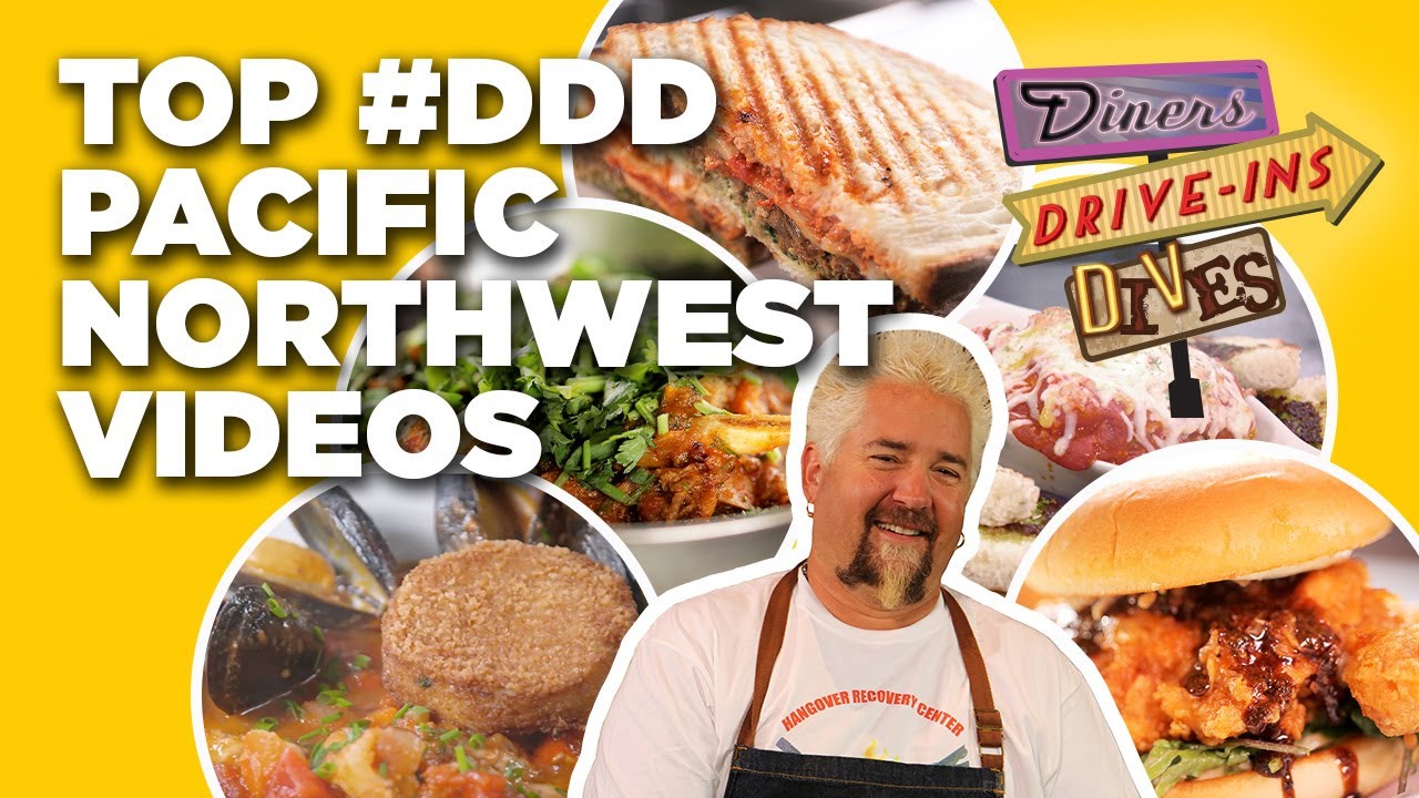 Top #DDD Pacific Northwest Videos with Guy Fieri | Diners, Drive-Ins and Dives | Food Network