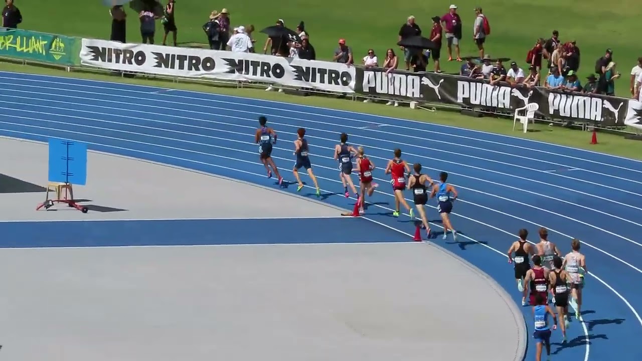 T/F1. 1500m U16 Men, Australian Junior Championships, QSAC 15 April 2023