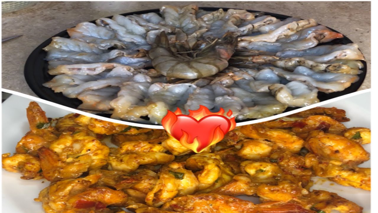 احلى طريقة الجمبرى البتريفلاى 🍤 و تتبيله و تسويه فى 10 دقايق 🍤