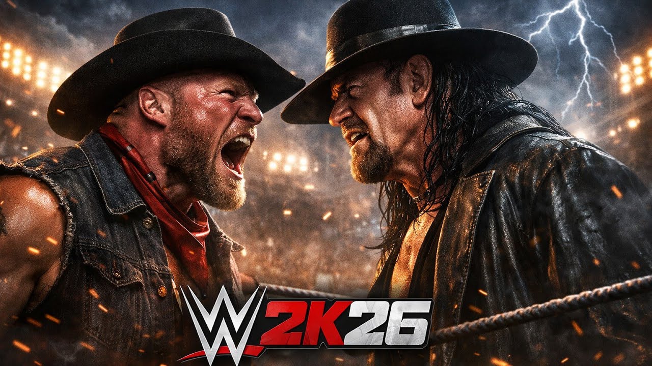 Brock Lesnar vs The Undertaker Inferno Match 🔥 Insane WWE Battle With Commentary