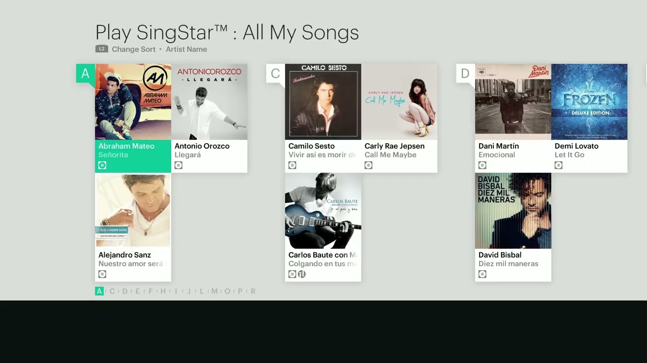 SingStar MegaHits (Credits) (PlayStation 3) (Spain)